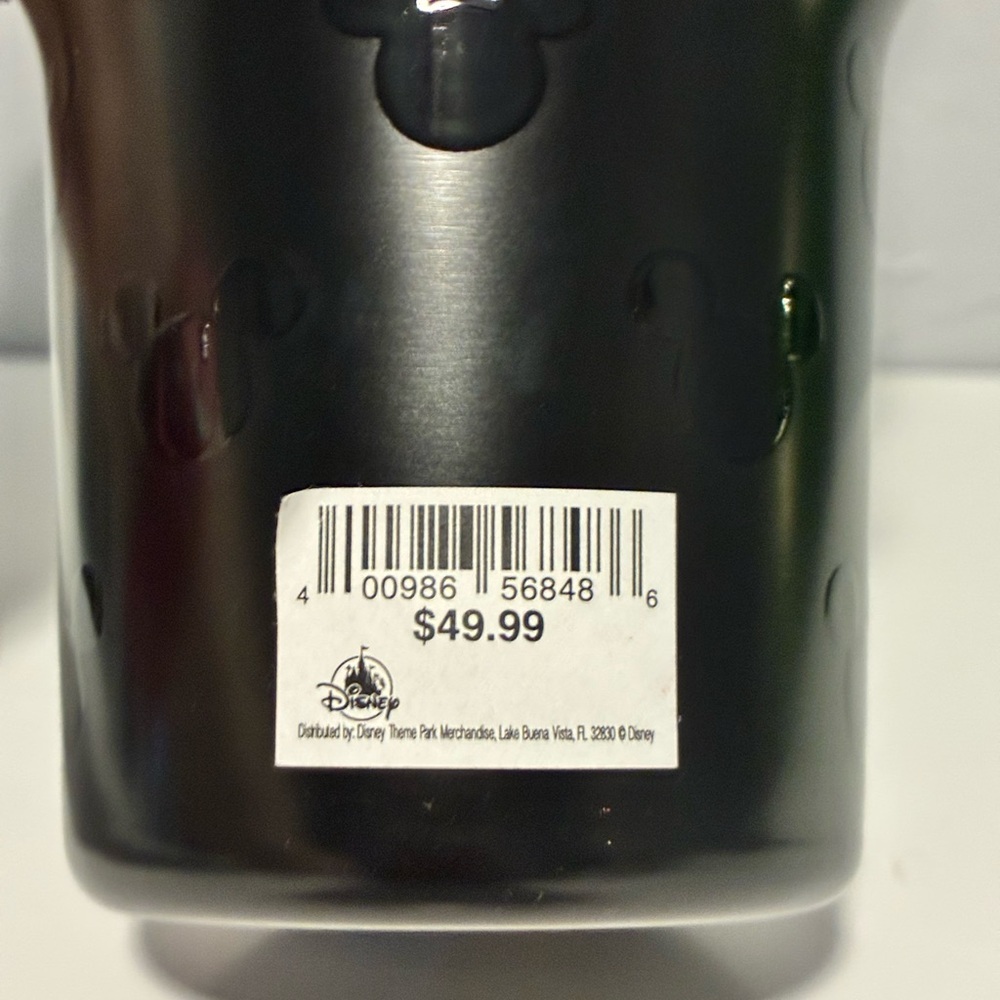 Disney Parks Black Tumbler with Mickey Logo with Mickey Straw and pouch - Picture 5 of 10
